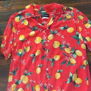 Original Use Lemon Button Up